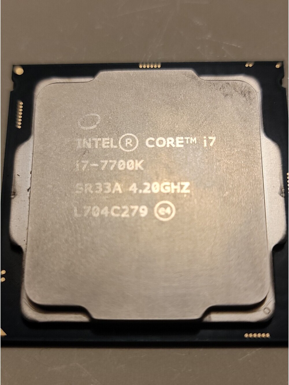 Intel Core i7-7700K LGA 1151 CPU  4.5 GHz Quad  Cores  Processor 91W